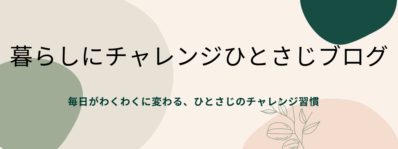 暮らしにチャレンジをひとさじブログ